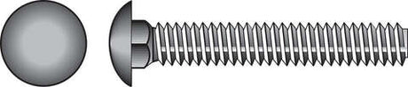 HILLMAN 1/2 in. X 2-1/2 in. L Stainless Steel Carriage Bolt 25 pk