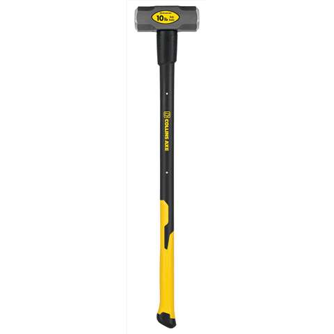 Collins 10 lb Steel Sledge Hammer 35 in. Fiberglass Handle