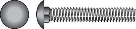 HILLMAN 1/4 in. X 1 in. L Zinc-Plated Steel Carriage Bolt 100 pk