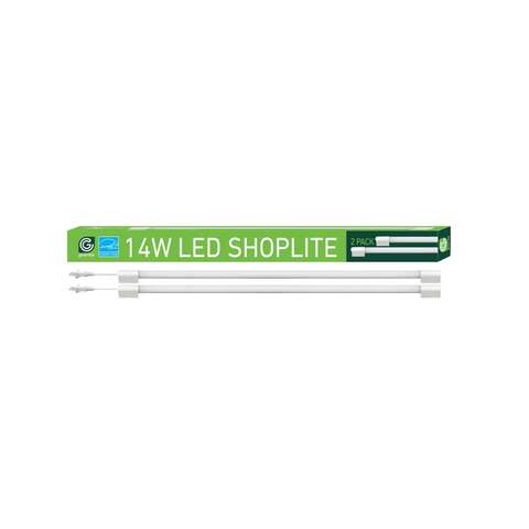 Greenlite 30 in. 2-Light pk 14 W LED Shop Light