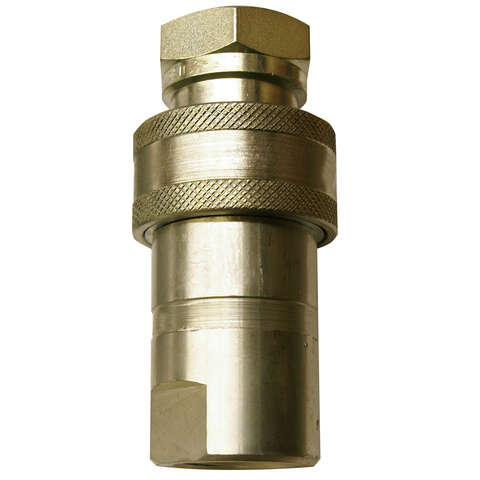 Apache Steel 3/4 in. D X 3/4 in. D Hydraulic Coupler 1 pk