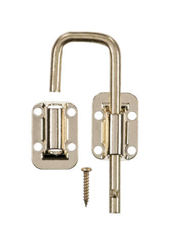 Ace Bright Brass Brass Indoor Sliding Door Latch