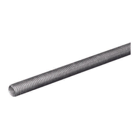 SteelWorks 3/4 in. D X 24 in. L Zinc-Plated Steel Threaded Rod, Pack of 3