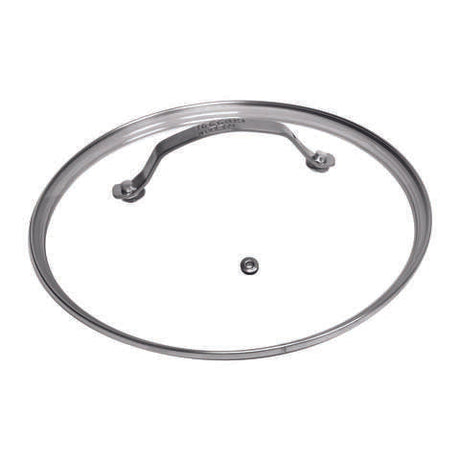 BulbHead Glass/Stainless Steel Lid 12 in. Clear