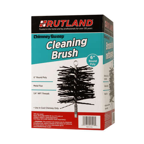 Rutland Chimney Sweep 6 in. Round Polypropylene Chimney Brush