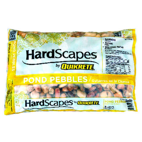 Quikrete HardScapes Assorted Decorative Pebble Pond Pebbles 0.5 cu ft 50 lb