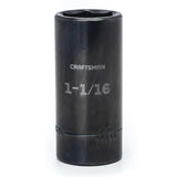 Craftsman 1-1/16 in. X 1/2 in. drive SAE 6 Point Deep Deep Impact Socket 1 pc