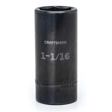 Craftsman 11/16 in. X 3/8 in. drive SAE 6 Point Standard Shallow Socket 1 pc