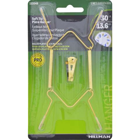 HILLMAN AnchorWire 5-1/2 to 8 in. Steel Plate Hanger 1 pk, Pack of 10