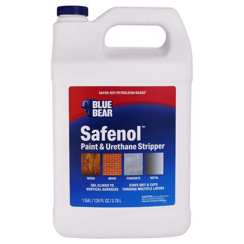 Blue Bear Safenol Paint and Varnish Stripper 1 gal, Pack of 4