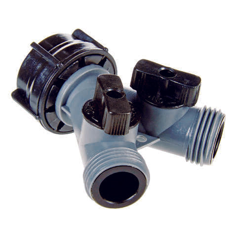 Ace Plastic Threaded Female/Male 2-Way Shut-off Valve, Pack of 12