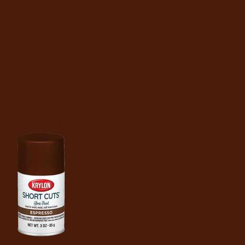 Krylon Short Cuts Gloss Espresso Spray Paint 3 oz, Pack of 6