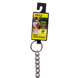 PDQ Silver Steel Dog Choke Chain Collar Large/X-Large