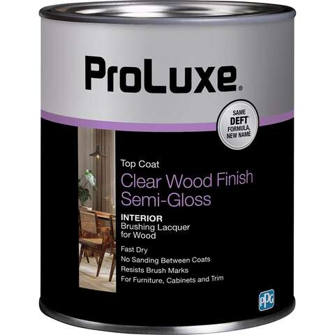 Proluxe Semi-Gloss Clear Oil-Based Brushing Lacquer 1 qt