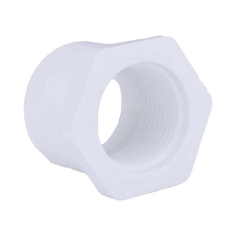 Charlotte Pipe Schedule 40 1 in. Spigot X 3/4 in. D FPT PVC Reducing Bushing 1 pk, Pack of 25