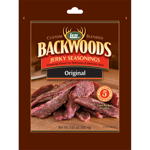 LEM Backwoods Original Jerky Seasoning 3.65 oz Boxed, Pack of 6