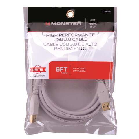 Monster Just Hook It Up 6 ft. L USB Cable