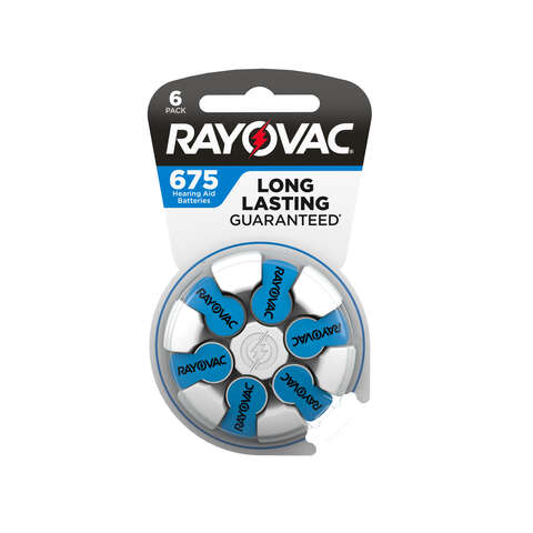 Rayovac Zinc Air 675 1.45 V Battery 6 pk