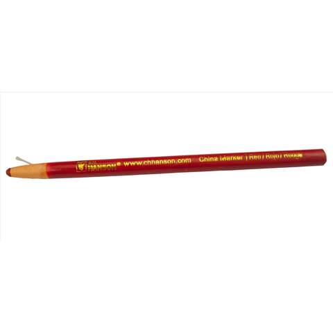 C.H. Hanson 6.8 in. L China Marker Red 1 pc, Pack of 12