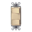 Leviton Decora 15 amps Rocker Switch Ivory 1 pk