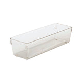 iDesign Linus 3 in. H X 4 in. W X 12 in. D Plastic Drawer Organizer