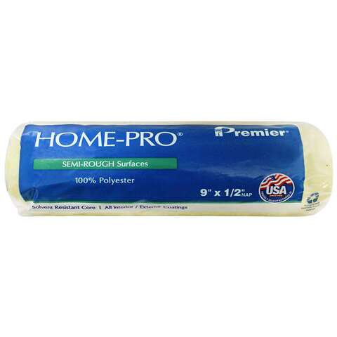 Premier Home-Pro Polyester 9 in. W X 1/2 in. Paint Roller Cover 1 pk, Pack of 36