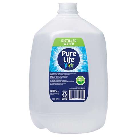 PureLife Distilled Bottled Water 1 gal 1 pk, Pack of 6