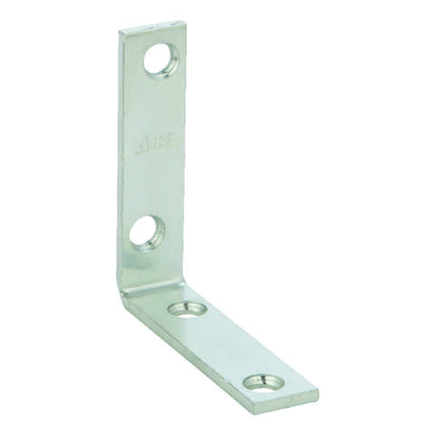 Ace 2-1/2 in. H X 5/8 in. W X 2-1/2 in. D Zinc Inside L Corner Brace, Pack of 25