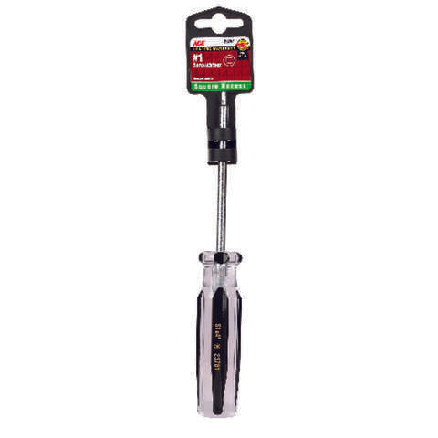 Ace No. 1 X 4 in. L Square Recess Screwdriver 1 pc, Pack of 3