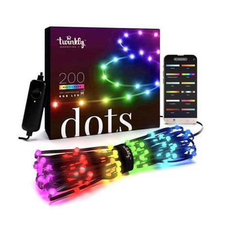 Twinkly LED Mini Multicolored 60 ct String Christmas Lights 9.8 ft.