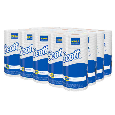 Scott Paper Towels 128 sheet 1 ply 1 pk, Pack of 20