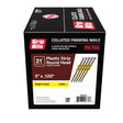 Grip-Rite 3 in. L X 11 Ga. Angled Strip Bright Framing Nails 21 deg 2000 pk