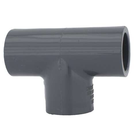 Charlotte Pipe Schedule 80 3/4 in. Slip X 3/4 in. D Slip PVC Tee 1 pk