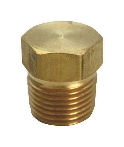 Ace 1/4 in. Male Brass Hex Head Plug, Pack of 5