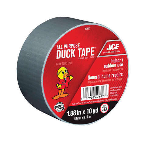 Ace 1.88 in. W X 10 yd L Gray Duct Tape, Pack of 24