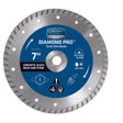 Century Drill & Tool Diamond Pro 7 in. D X 5/8 in. Diamond Turbo Rim Saw Blade 1 pk