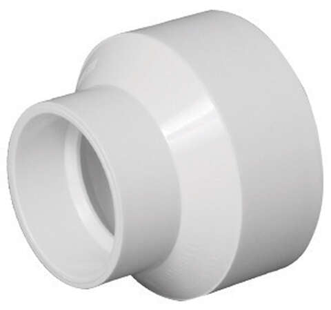 Charlotte Pipe Schedule 40 4 in. Hub X 2 in. D Hub PVC Reducing Coupling 1 pk