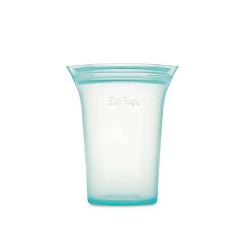 Zip Top 16 oz Teal Storage Cup 1 pk