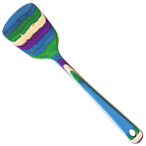 Totally Bamboo Baltique Multicolored Birch Wood Spatula, Pack of 12