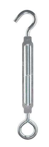 Hampton Zinc-Plated Aluminum/Steel Turnbuckle 350 lb. cap. 13.2 in. L, Pack of 5