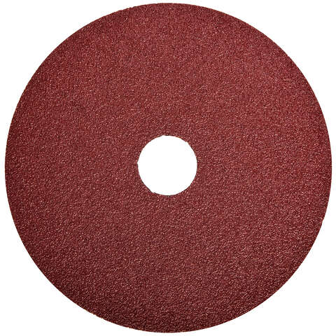 Norton 5 in. D X 7/8 in. Aluminum Oxide Fiber Disc 50 Grit 25 pc