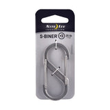 Nite Ize S-Biner 1.8 in. D Stainless Steel Silver Carabiner Key Holder, Pack of 6