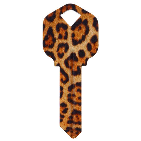 Hillman Wackey Leopard House/Office Universal Key Blank Single, Pack of 6