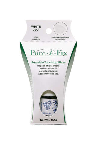 Porc-A-Fix High-Gloss White Touch-Up Glaze 15 cc