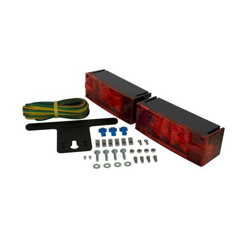 Hopkins Amber/Red Rectangular Trailer Light Kit, Pack of 2