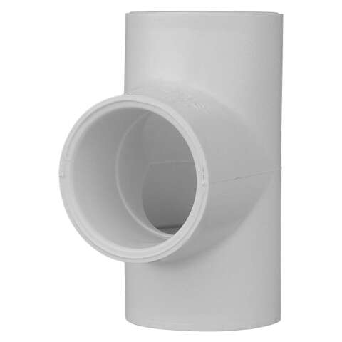 Charlotte Pipe Schedule 40 1 in. Slip X 1 in. D Slip PVC Tee 1 pk, Pack of 25