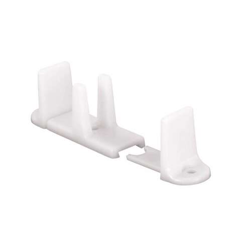 Ace Matte White Nylon Door Guide 2 pc