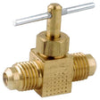 Anderson Metals 1/4 in. 1/4 in. Brass Needle Valve, Pack of 5