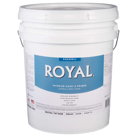 Royal Eggshell Tint Base Neutral Base Paint Interior 5 gal