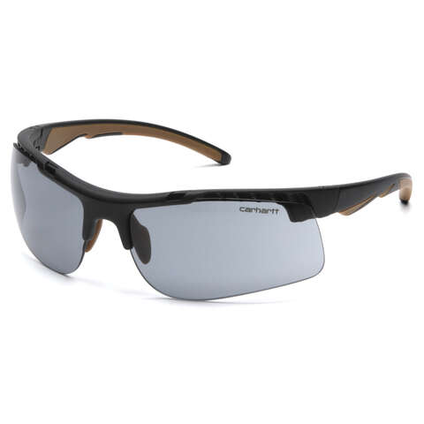 Carhartt Rockwood Anti-Fog Safety Glasses Gray Lens Black Frame 1 pc